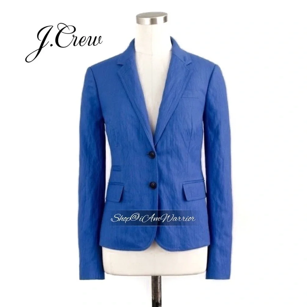 J.Crew sapphire blue rayon blend schoolboy blazer *shop@iamwarrior